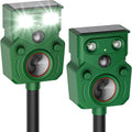 Ultrasonic Animal Repeller Solar Powered 2-Pack - Motion Sensor Yard