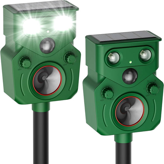 Ultrasonic Animal Repeller Solar Powered for Effective Pest Control