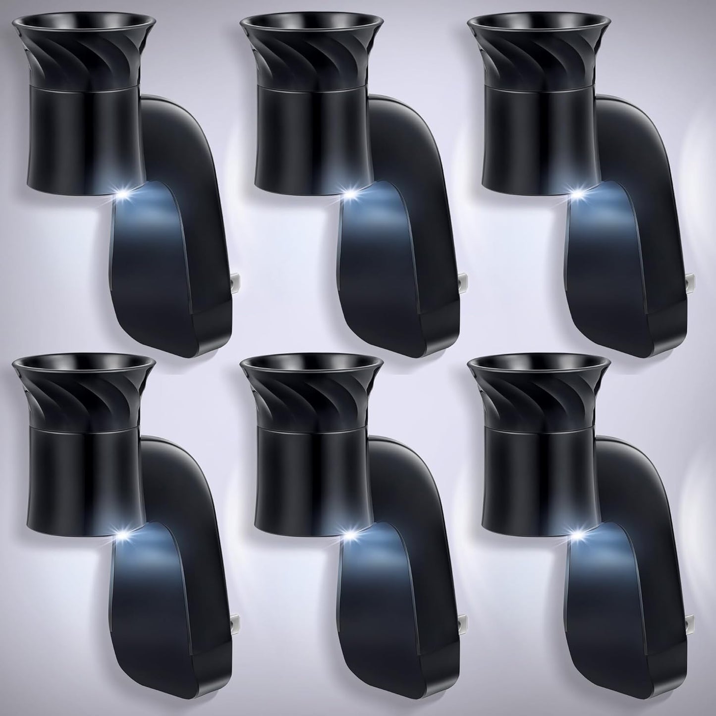 6 Pcs Wall Fragrance Plug with Night Light for Home and Office