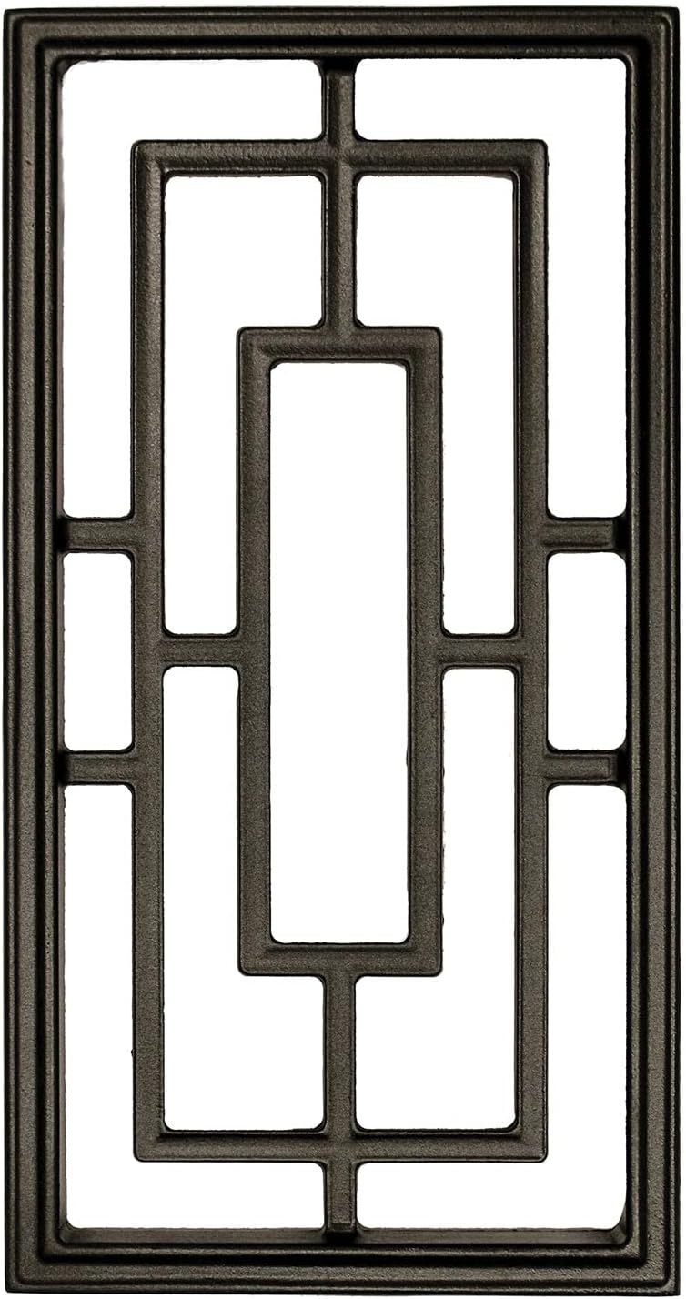 Nuvo Iron Decorative Insert for Fencing and Gates - Black