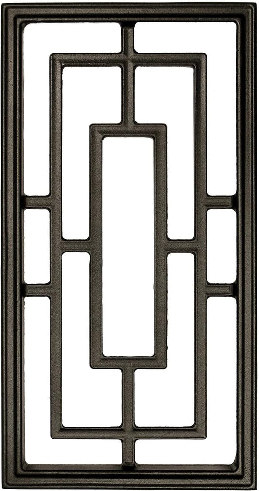 Nuvo Iron Decorative Insert for Fencing and Gates - Black