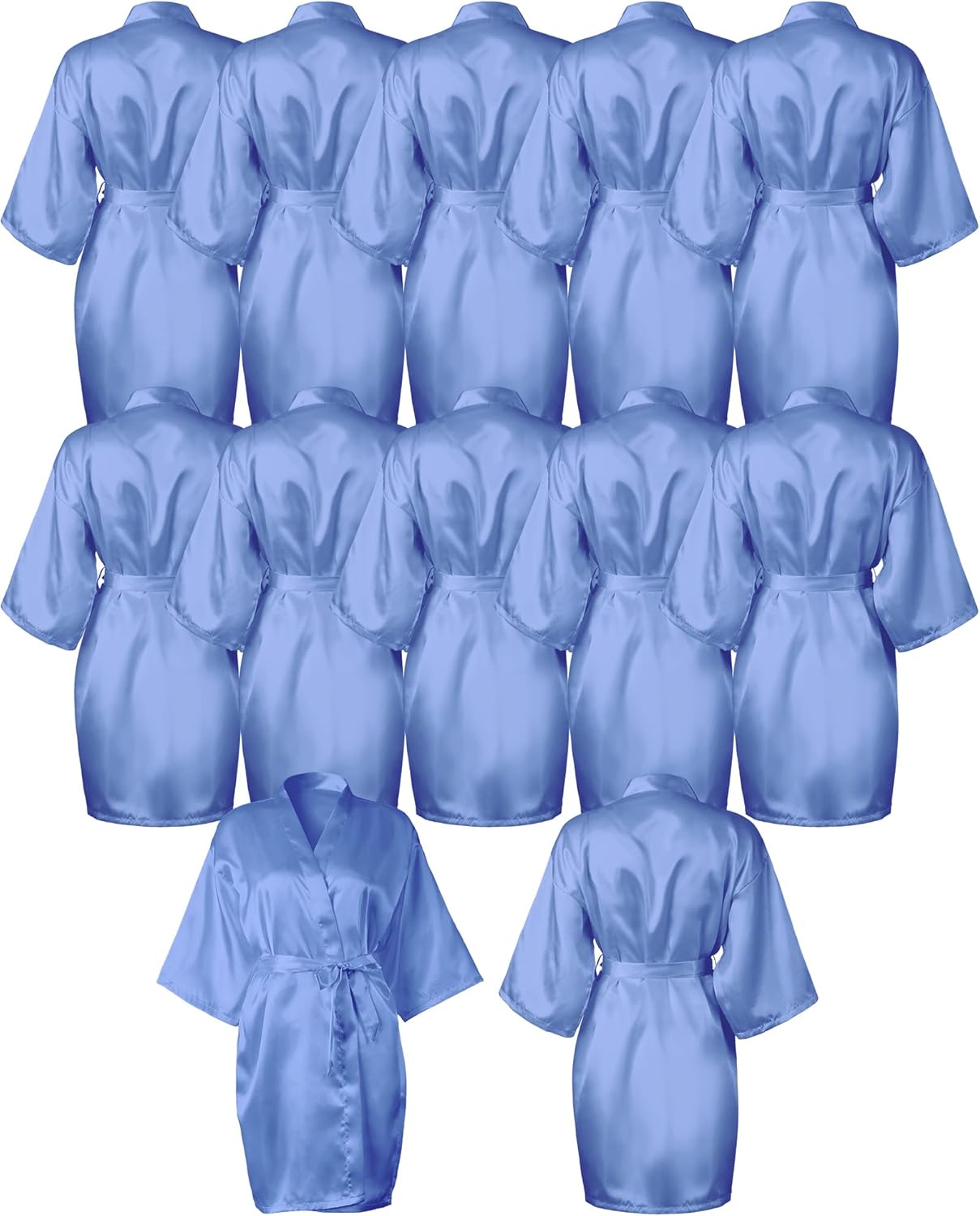 Bridesmaids Robes for Women Silk Satin Kimono Short Robe Bulk