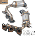 Front & Rear Catalytic Converter Compatible with 2004-2007
