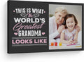 Custom Photo Collage Canvas Print 19x28 in - Personalized Grandma Gift