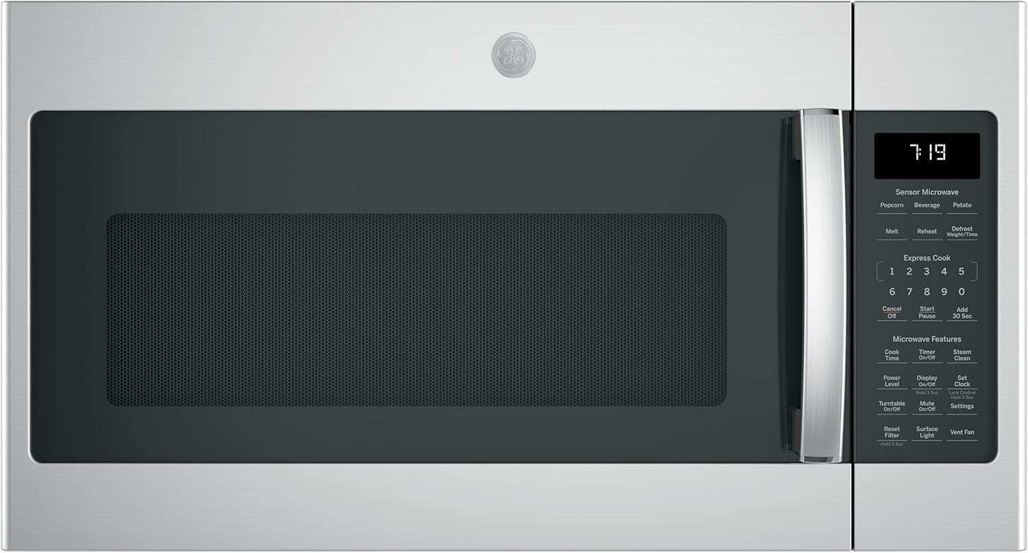 GE 30-inch Stainless Steel Microwave - Effortlessly Stylish!