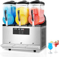 VEVOR 12L Triple Tank Slushy Machine - Ultimate Frozen Drink Maker