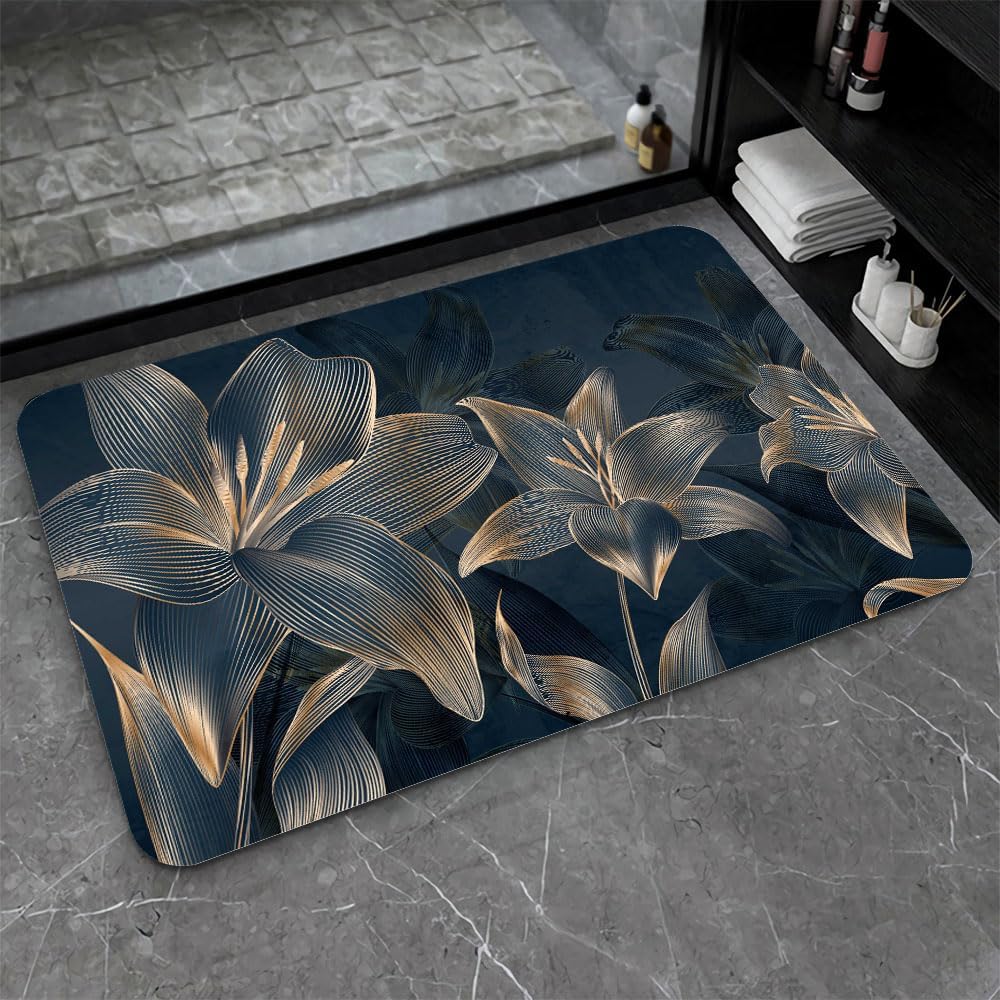 Diatomaceous Earth Bath Mat for Quick Drying and Absorbency
