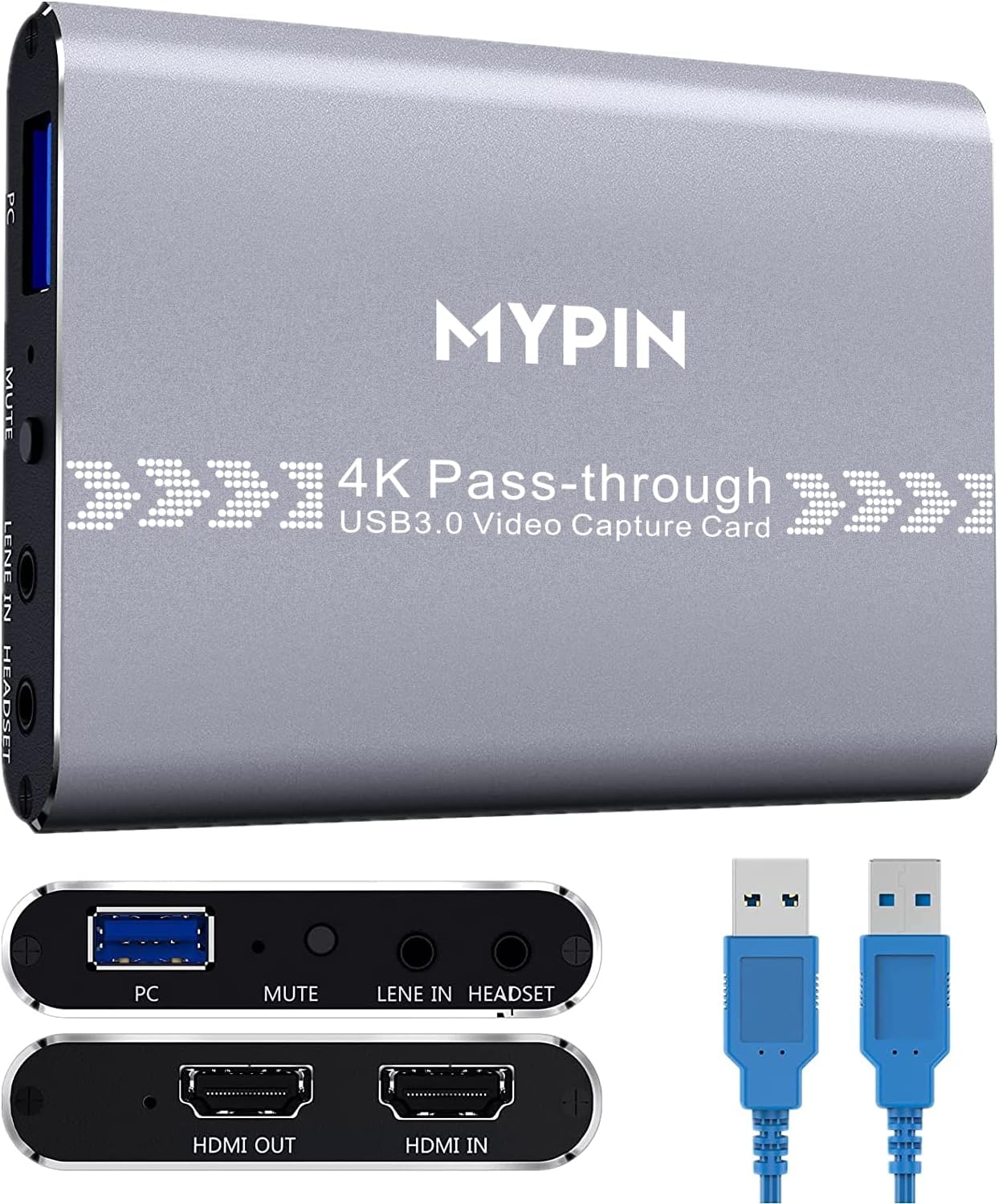 Ultra Low Latency 4K Game Capture Card by MYPIN