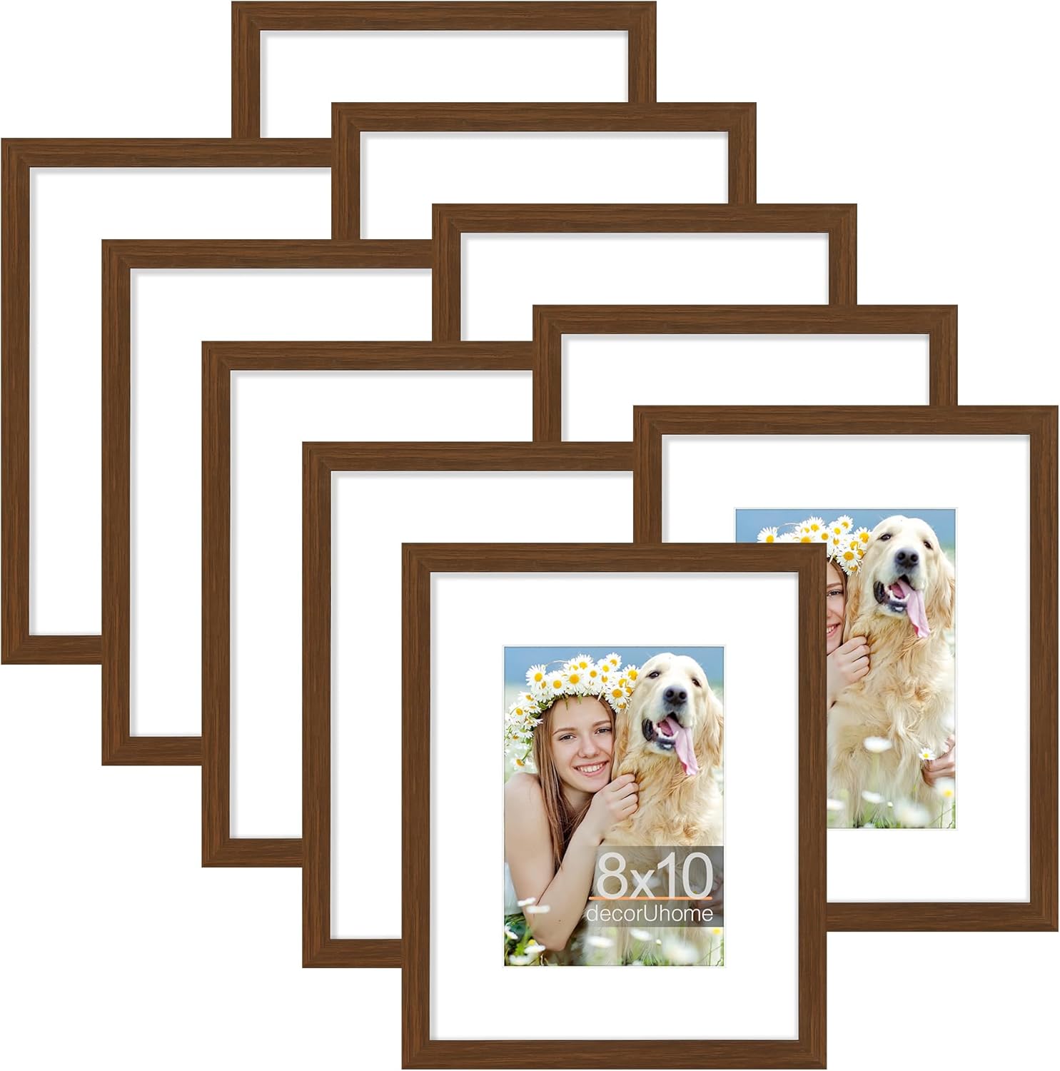8x10 Picture Frame Set of 10 for Stunning Wall Decor