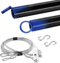 140LB Blue Garage Door Extension Springs for 7ft High - Heavy Duty