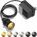 Garbage Disposal Air Switch Kit Brushed Gold Finish - Sink Top Button