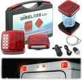 Wireless Trailer Lights Kit Magnetic - Rechargeable LED Tow Lights