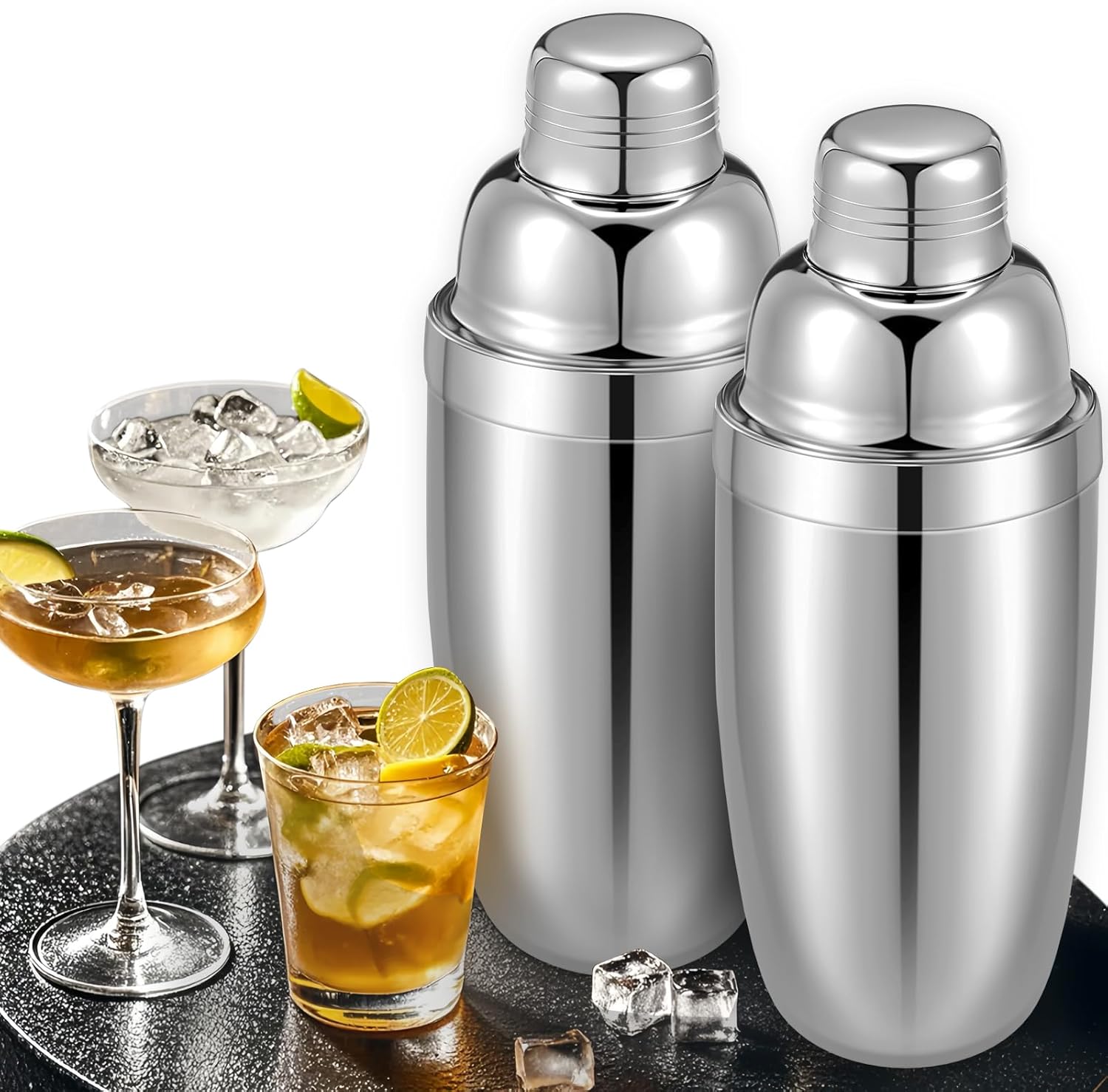 304 Stainless Steel Cocktail Shaker for Perfect Drinks