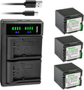 Kastar 3-Pack CGA-DU21 Battery and LTD2 USB Charger - Reliable Power