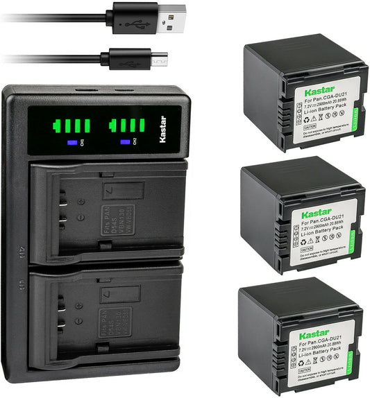 Kastar 3-Pack CGA-DU21 Battery and LTD2 USB Charger Review
