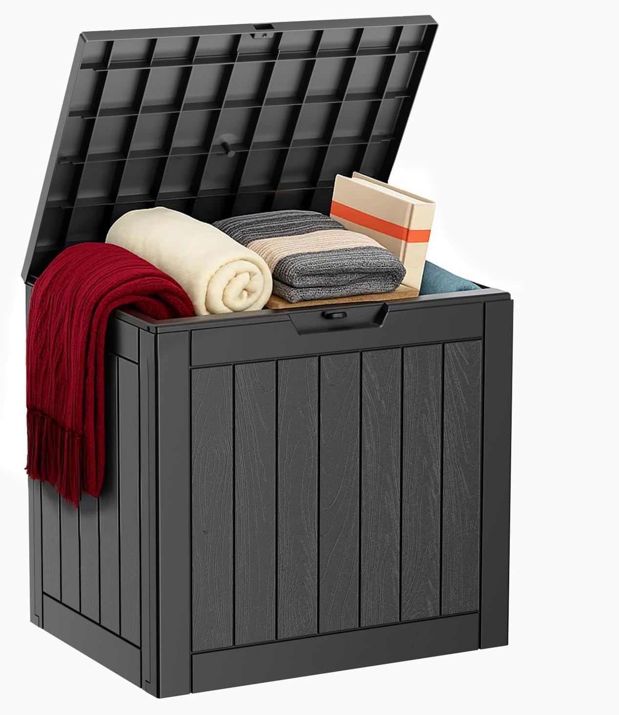 ROJIK Outdoor Storage Box - Waterproof Deck Bench for Garden Tools