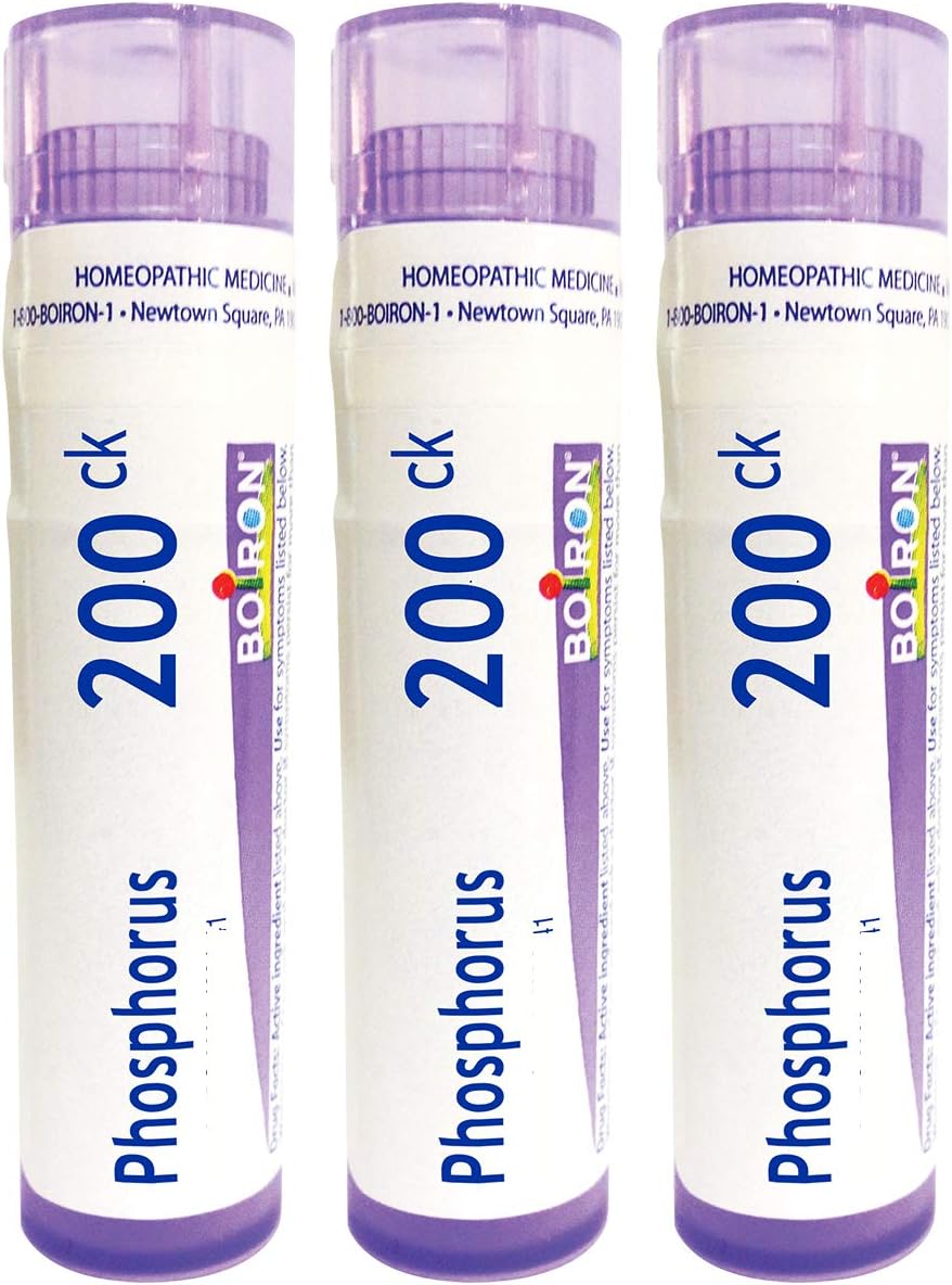 Boiron Phosphorus 200ck Homeopathic Medicine for Dizziness Relief