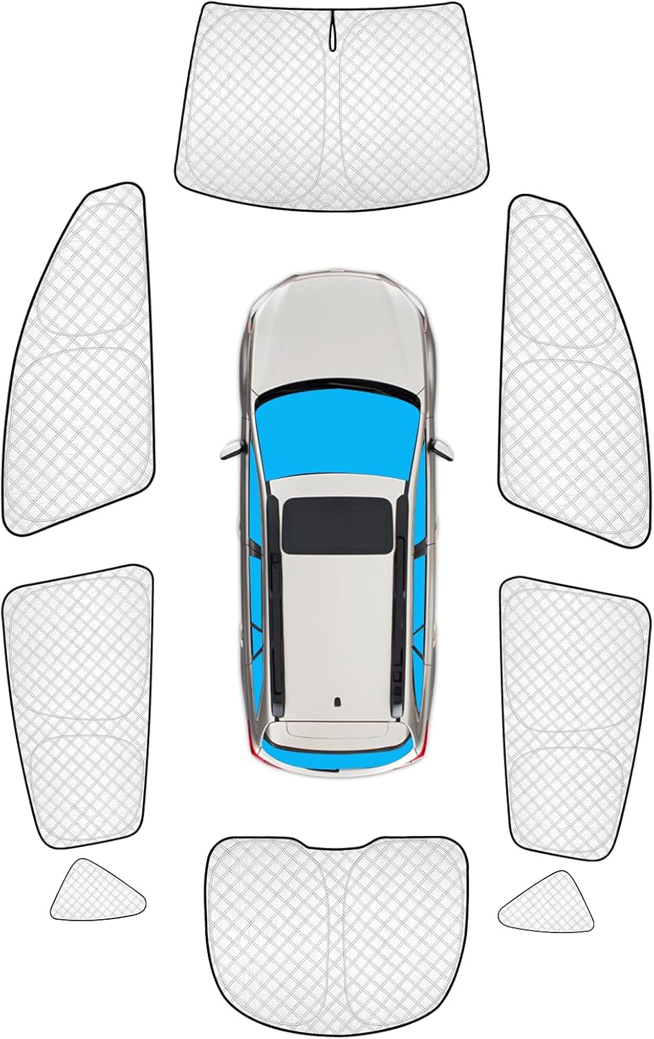 KMF Full Window Sun Shades for Subaru Outback 2015-2019