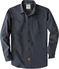 Chambray Shirt Men Long Sleeve Cotton Button Down - Versatile Work If