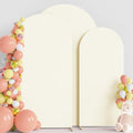 Wokceer Wedding Arch Backdrop Cover Set of 3 - Stretchy Ivory Covers