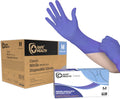 Safe Health Nitrile Imperial Blue Disposable Gloves - 3.5 Mil Comfort