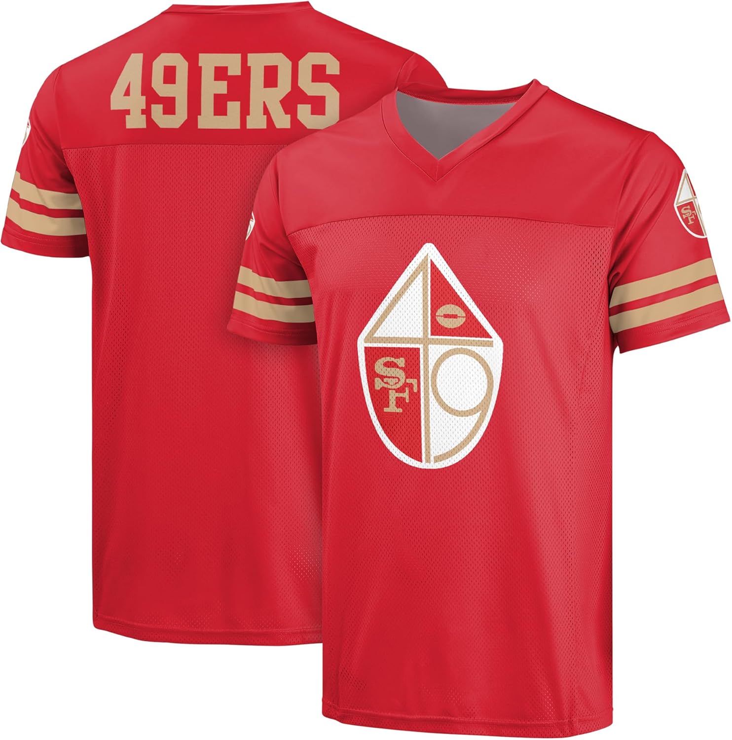 FOCO NFL Men's Throwback Retro Primary Logo Game Day Top