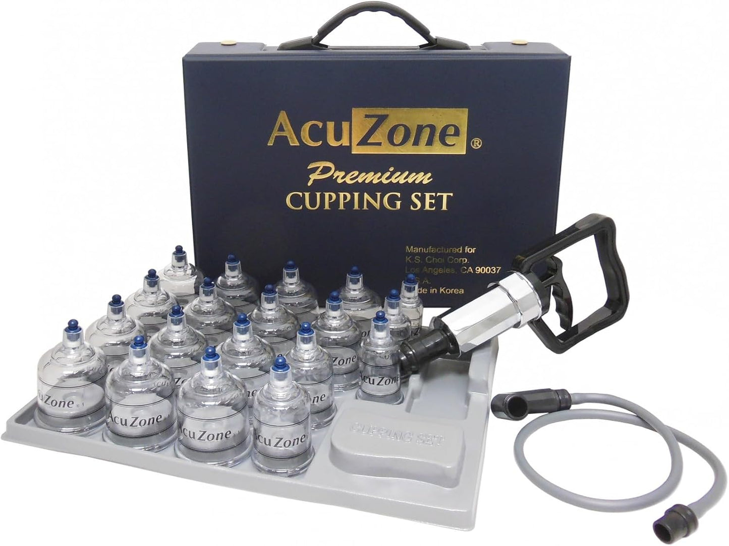 KS Premium Quality Cupping Set with 19 Cups for Therapy