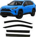 2019-2025 Tape-On Rain Guards Side Window Deflectors for Toyota RAV4