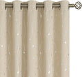 Blackout Curtains 60 in Wide 84 in Long Beige Panels - Thermal Room