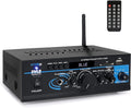 Pyle Home PTA2 Stereo Power Amplifier - Compact 2x40W Mixer