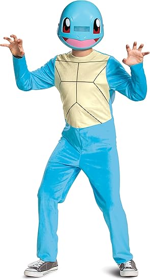 Pokemon Kids Squirtle Costume for Dress Up and Halloween Fun