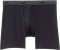 Men's Microfiber 3-Pack Boxer Brief Black/Onix Grey - Comfortable Fit
