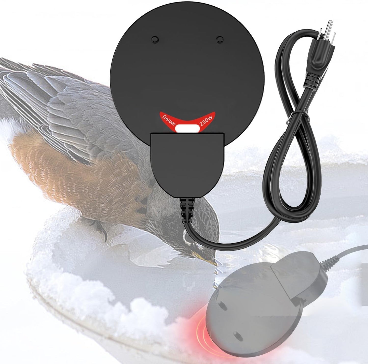 Efficient Submersible Bird Bath Heater