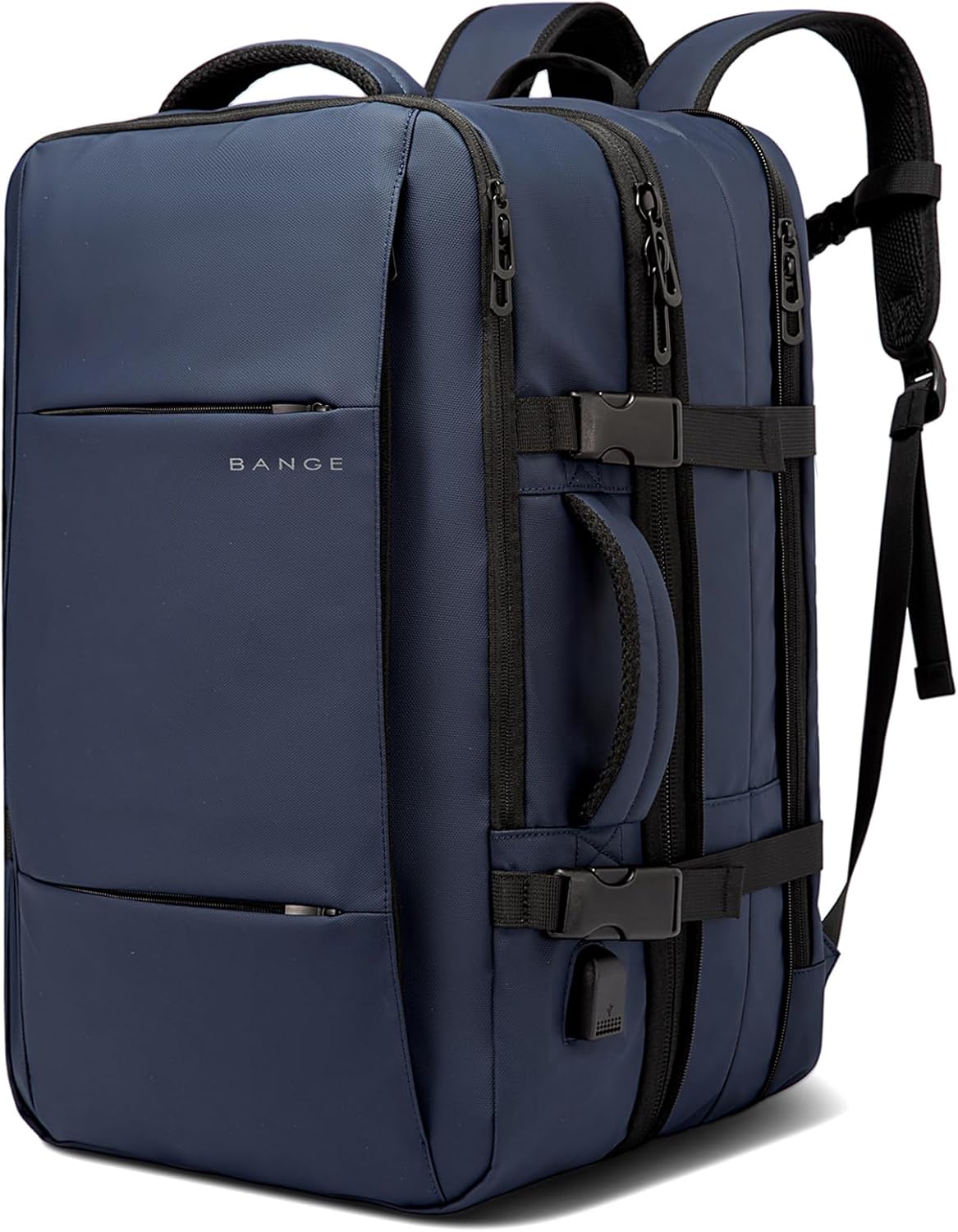 BANGE 45L Travel Backpack: Expandable Business Backpack for Men