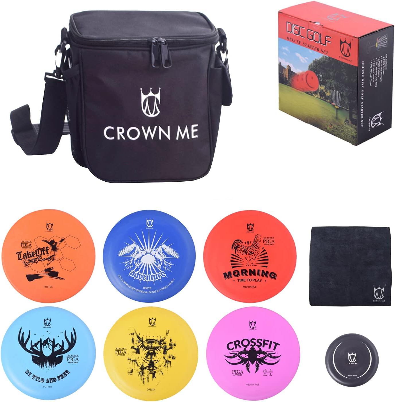 CROWN ME Disc Golf Starter Set: Ace Every Throw!