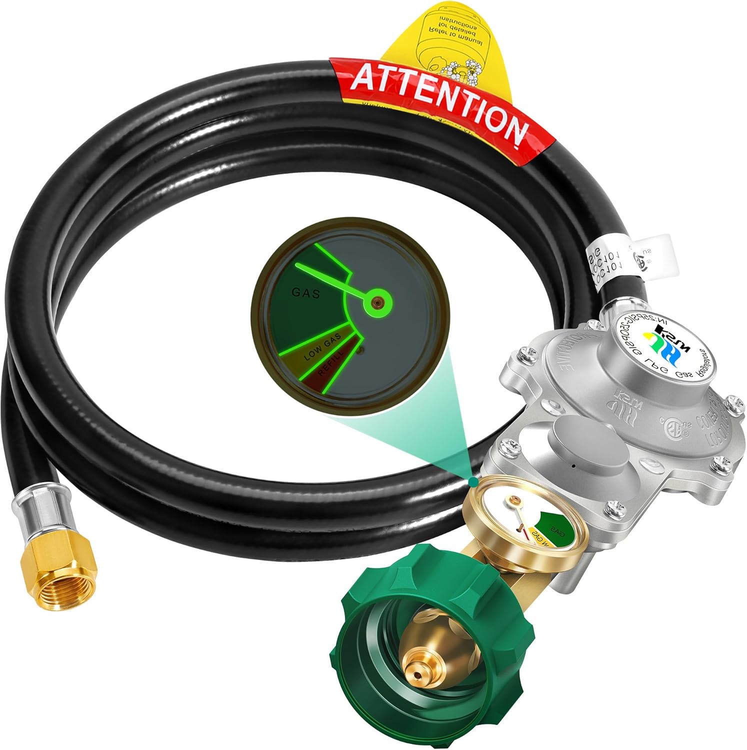 GGC 5FT Two-Stage Propane Regulator with Hose & Gauge Review