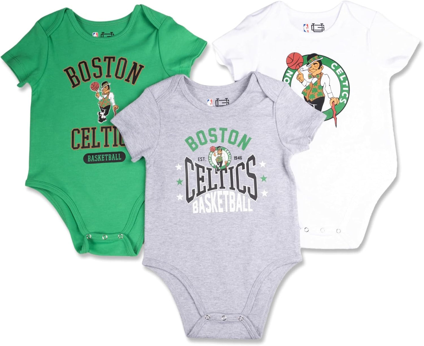 Ultra Game Youth NBA Official Baby Super Soft Cotton Bodysuit