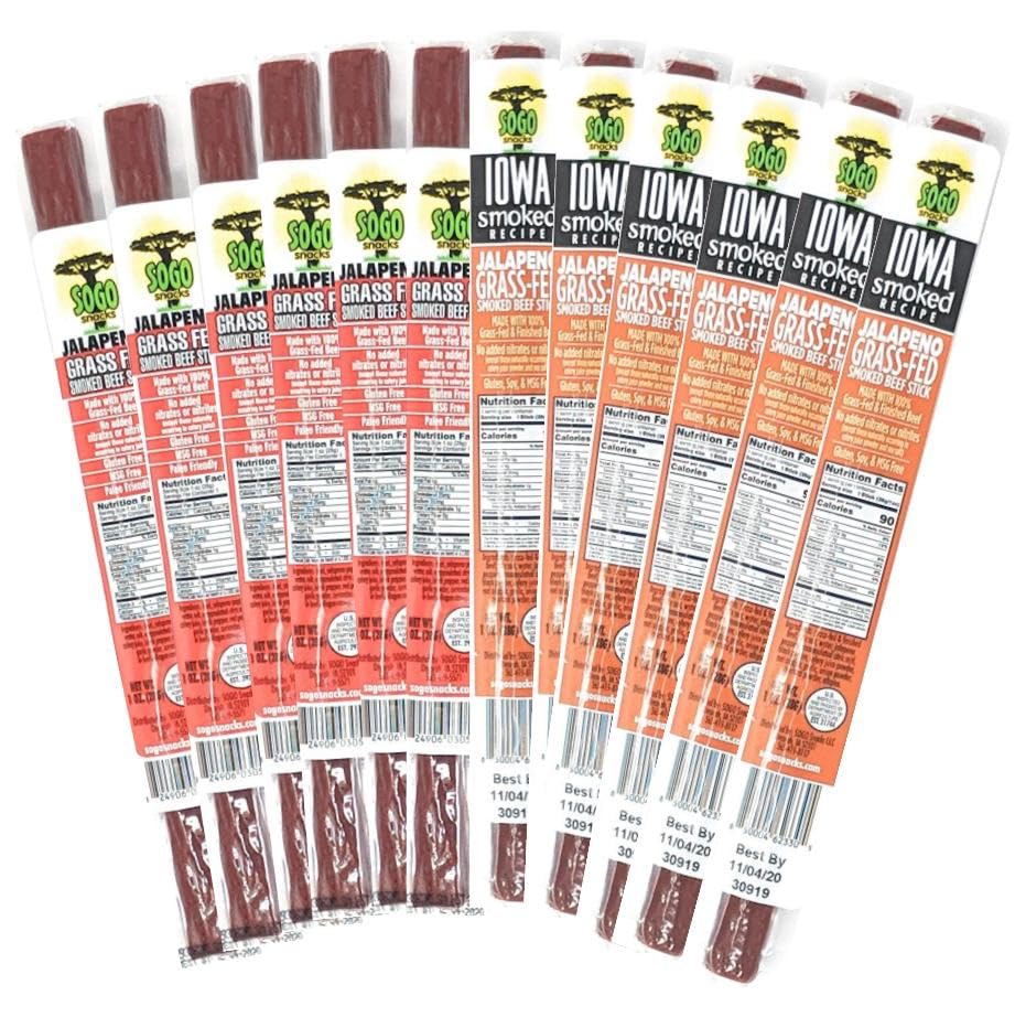Jalapeno Variety Beef Sticks - Healthy, No Sugar, Keto Friendly