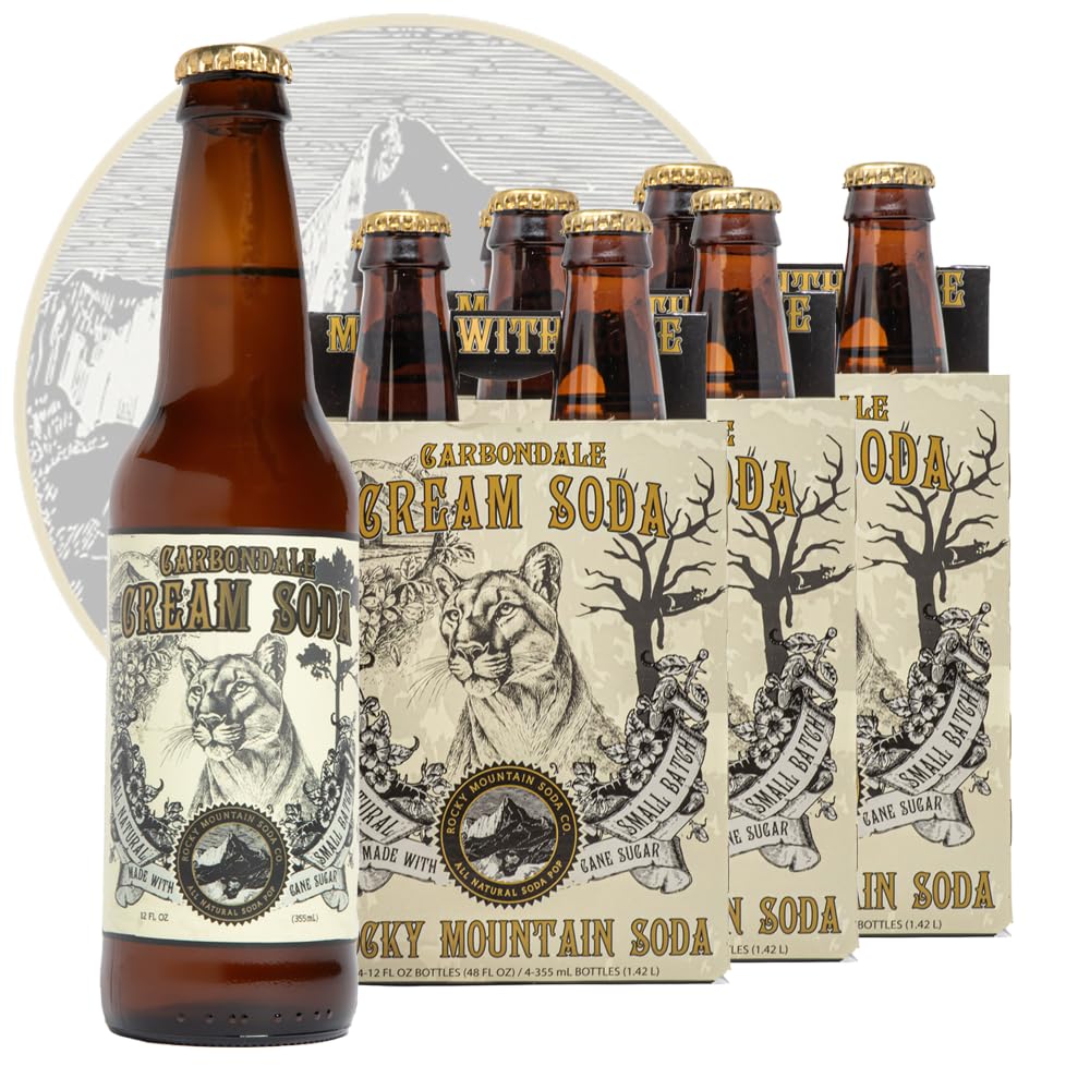 Rocky Mountain Soda Cream Soda Pop - Small Batch Craft Soda