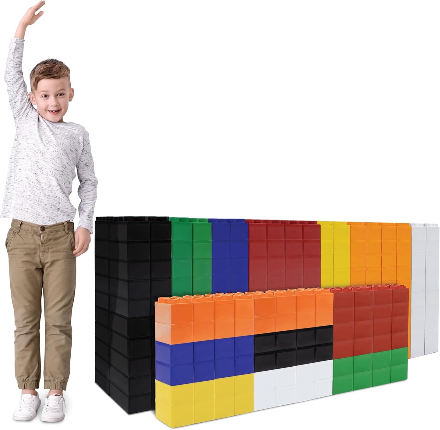 BiggoBlocks Large Building Blocks for Kids Ages 3-8 Mega Set