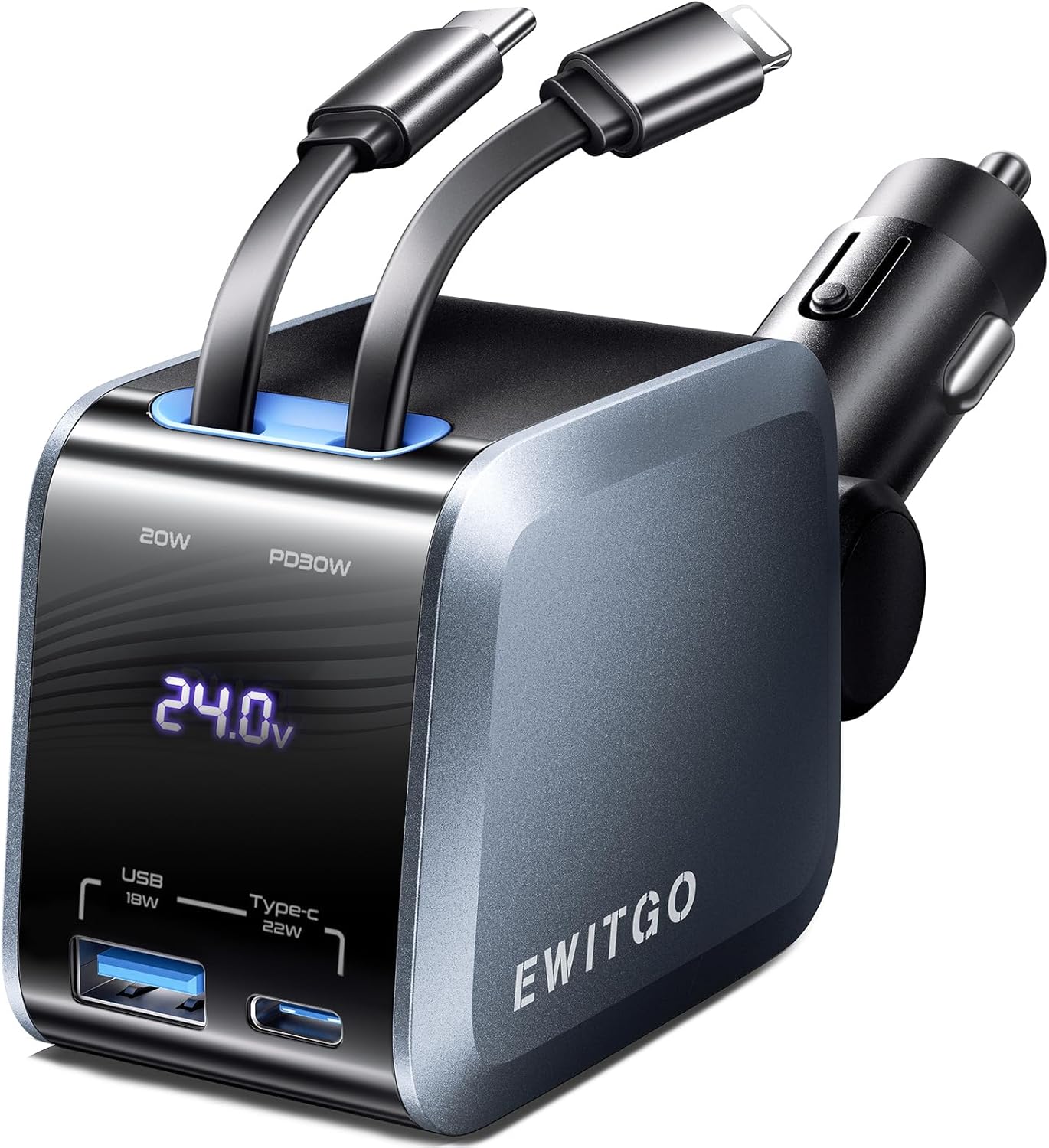 Fast Charge Your iPhone On the Go with EWITGO Car Charger