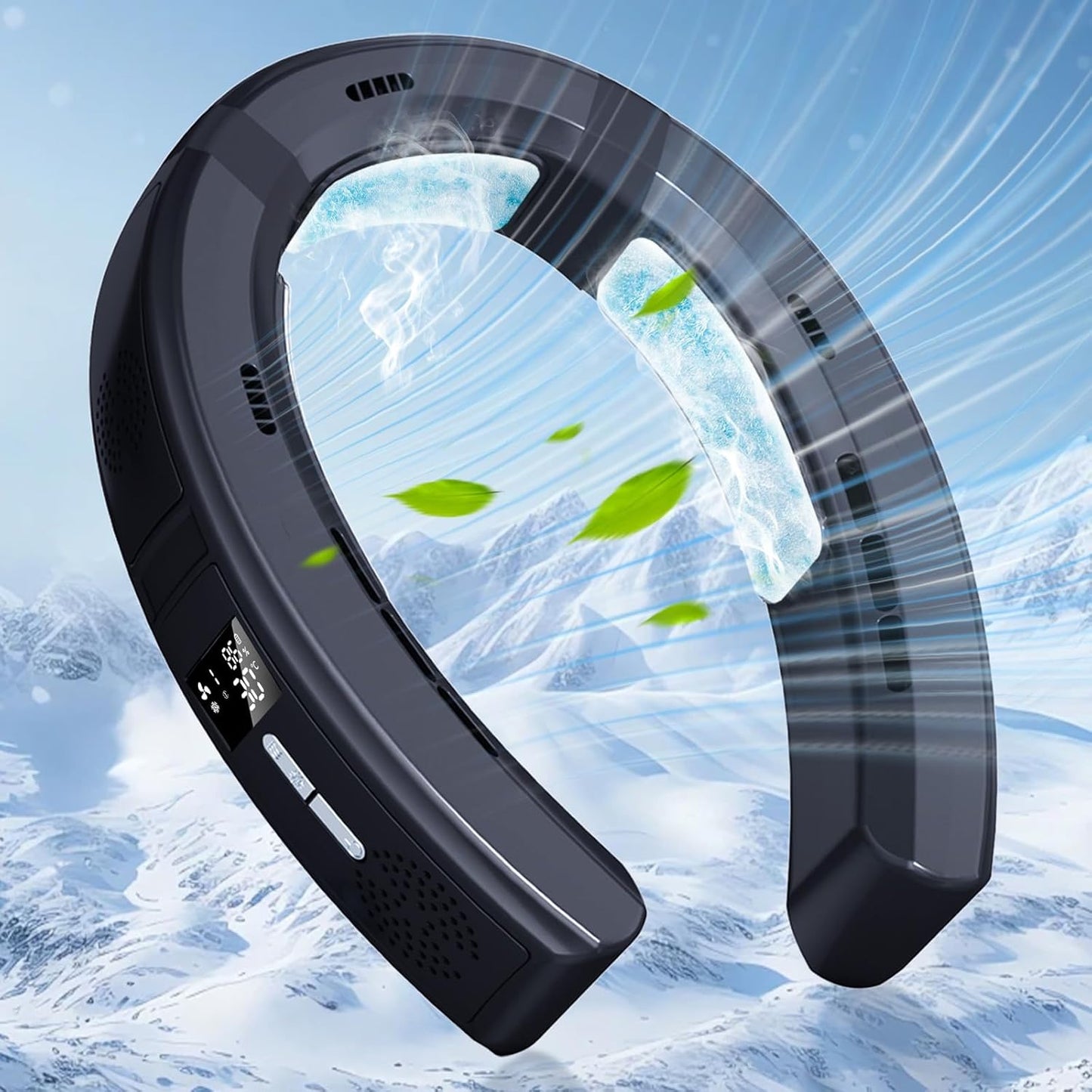 Portable Neck Fan: Cool 50F in 3s! - Finect