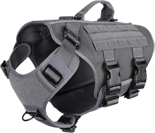 ICEFANG GN3 Tactical Dog Harness with Molle Vest for Dogs