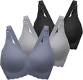 Nursing Bras for Breastfeeding Seamless Ultra Comfort Maternity Bra up