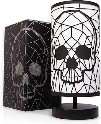 Gothic Skull Lamp with Touch Control for Unique Room Decor
