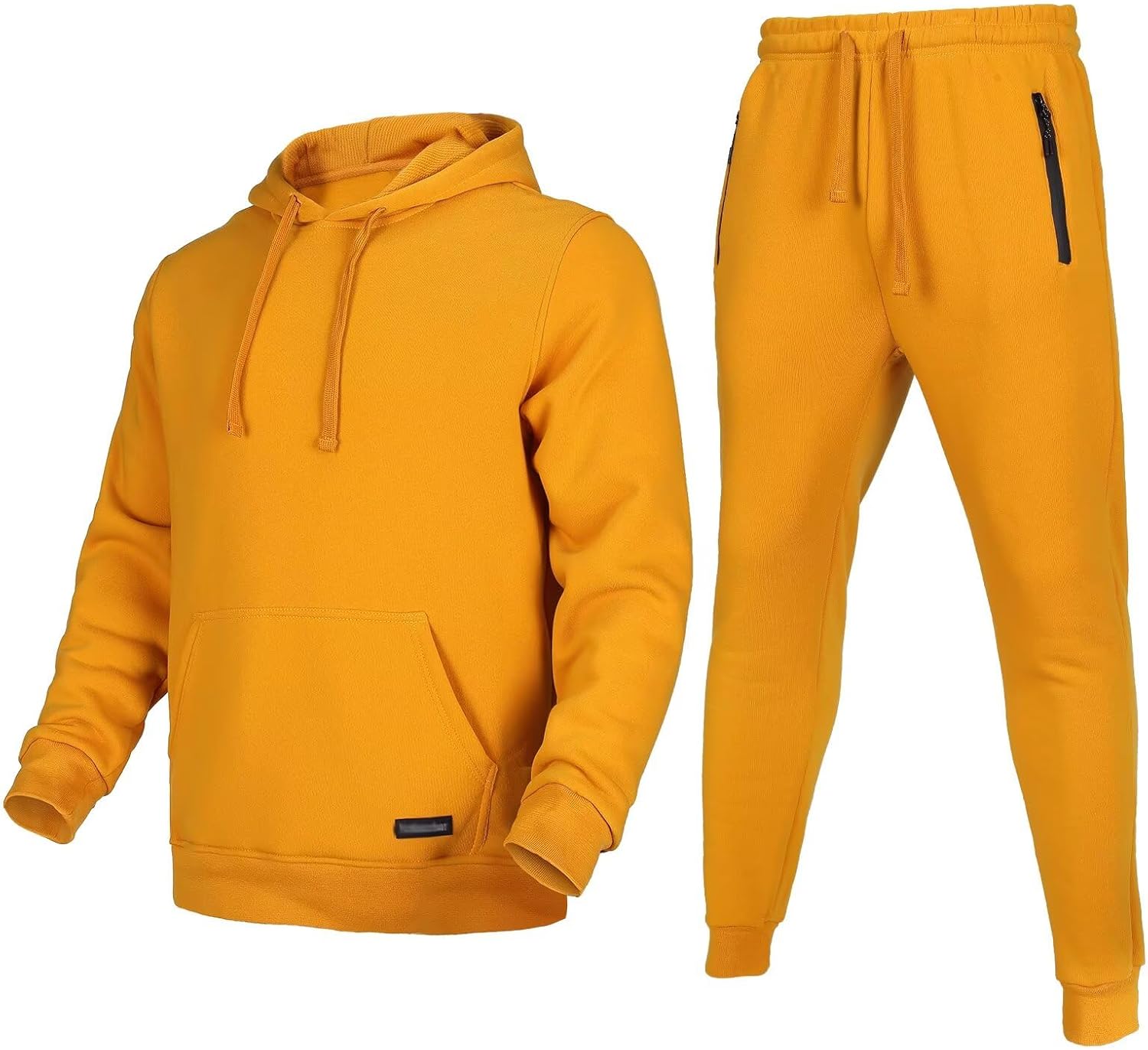 Tracksuit for Men 2 Pieces - Fleece Hooded Outfit for Sports