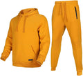 Tracksuit for men 2 pieces Fleece Hooded Outfit - Comfortable Outdoor