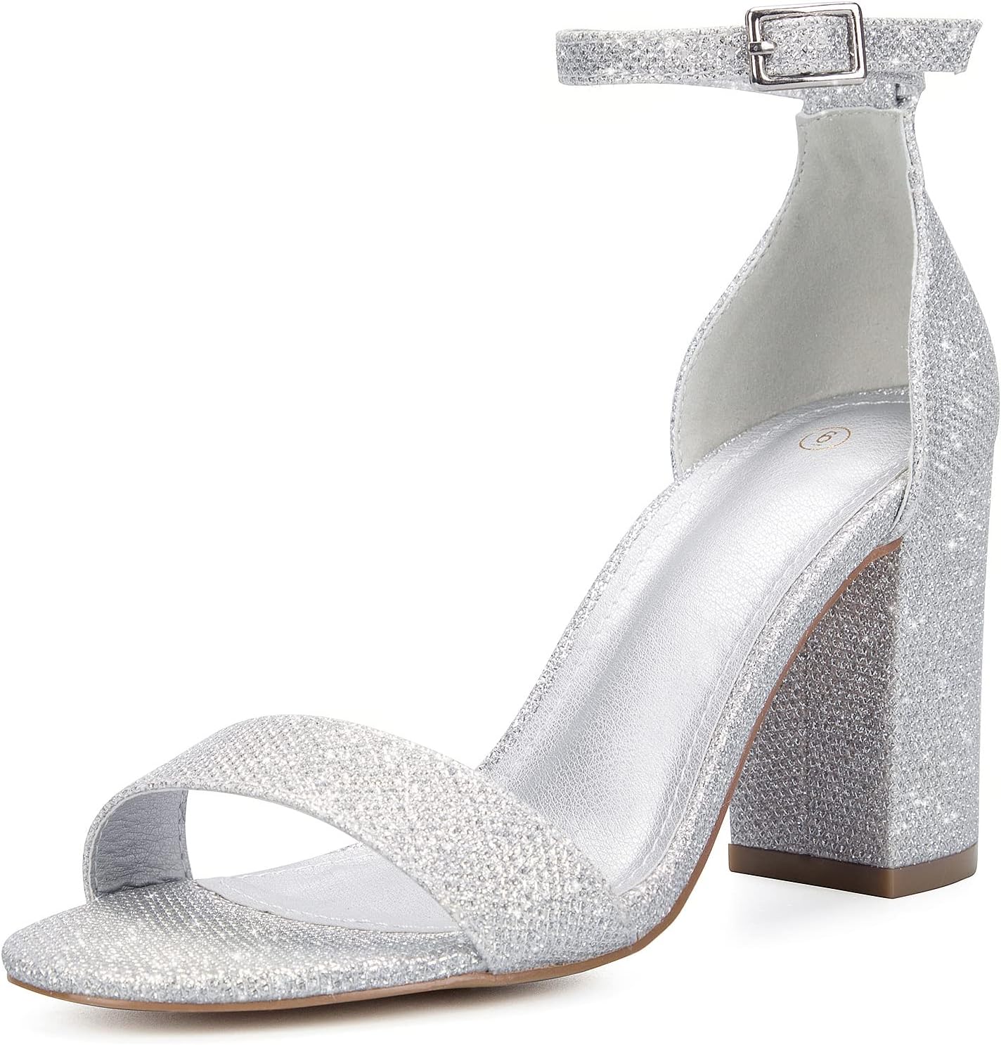 COASIS Women's Chunky Block Heels Open Toe Ankle Strap Sandals