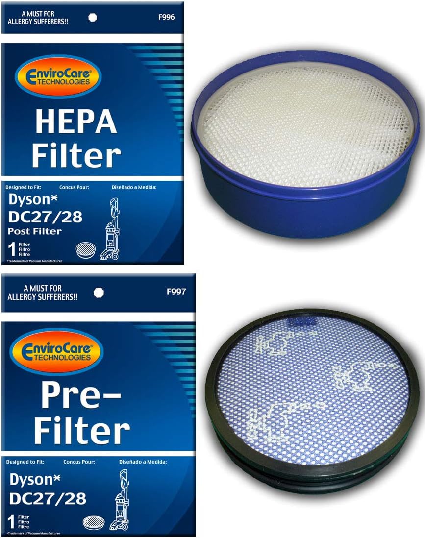 HEPA Filters for Dyson DC27 & DC28 by EnviroCare