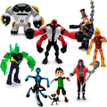 Figures Based on Ben 10 Action Figures - Set of 9 Collectible Toys